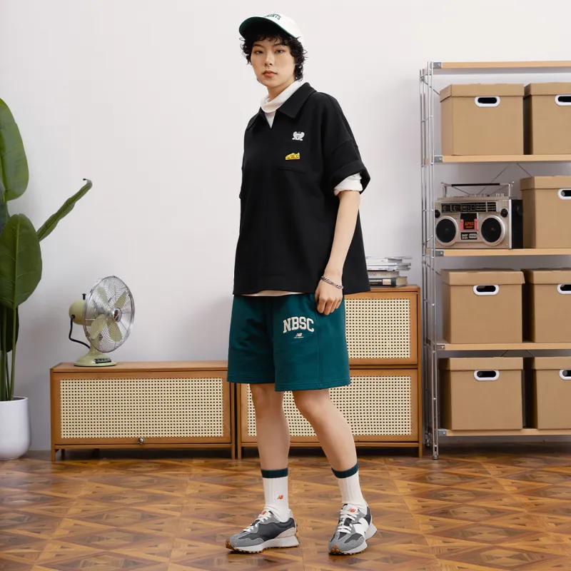 New Balance Polo Shirt Unisex Black-3