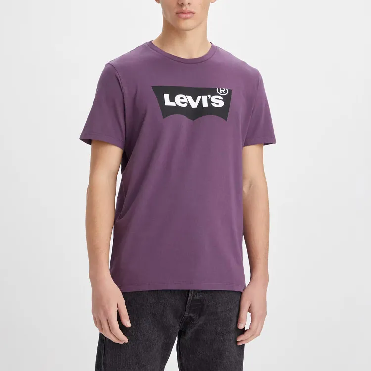 Levis T-Shirts Men Purple-1