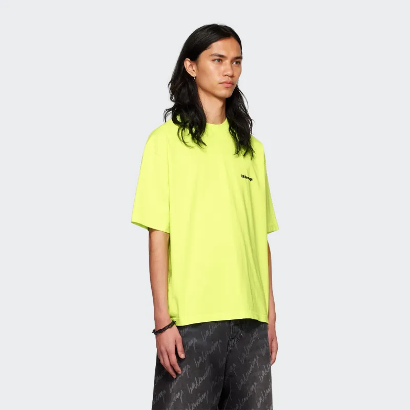 Balenciaga neon t shirt best sale