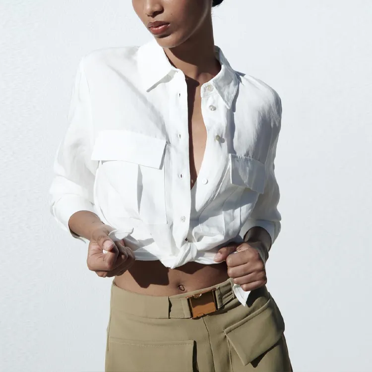 ZARA Shirts Women's White-2