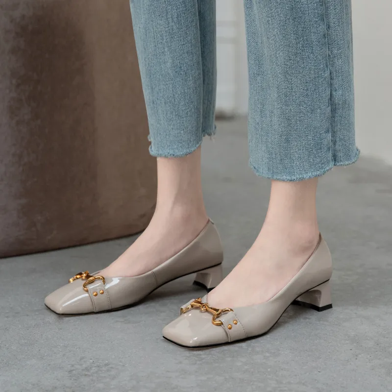 CAMEIDO High Heels Women's Nude-2