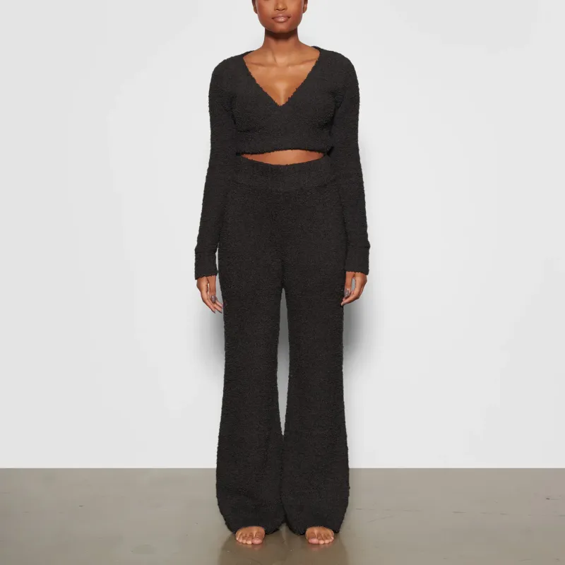 Skims Cozy Knit Pant Onyx-1