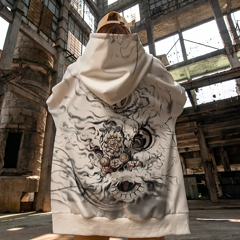 SANSYAS Sweatshirts Unisex White-5