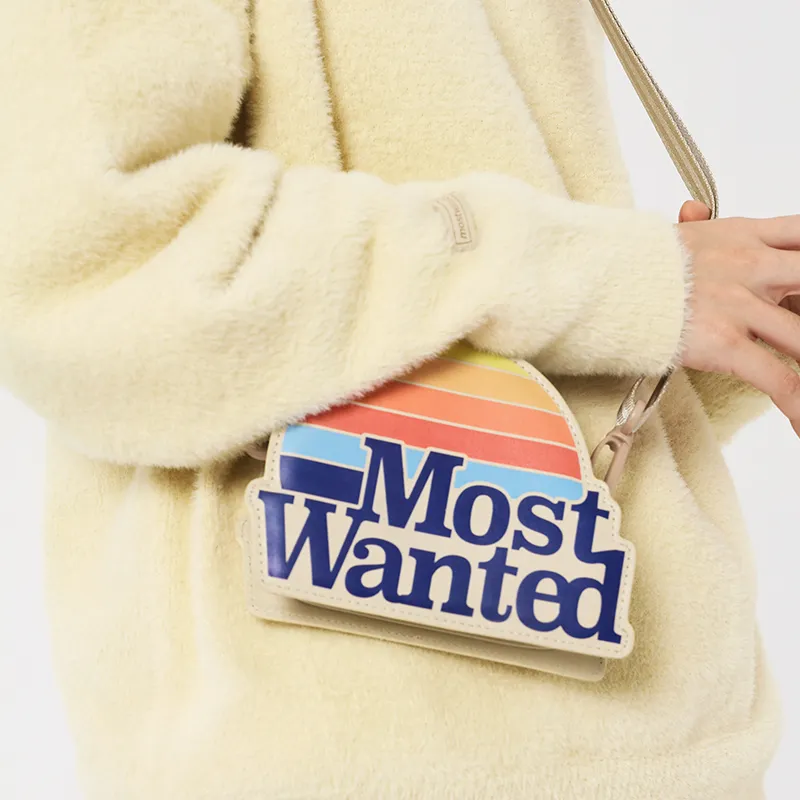 MostwantedLab Plush Shoulder Bag, Crossbody Bag Small Size Unisex Multicolor-2