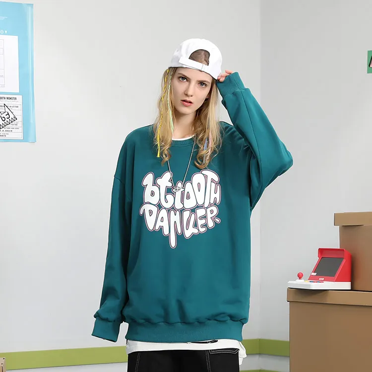 Bt Crew Neck Loose Fit Sweatshirt Unisex-8