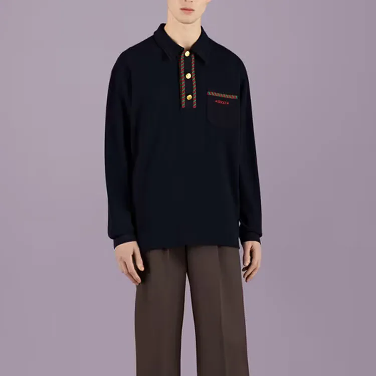 GUCCI Polo Shirts Men Black-1
