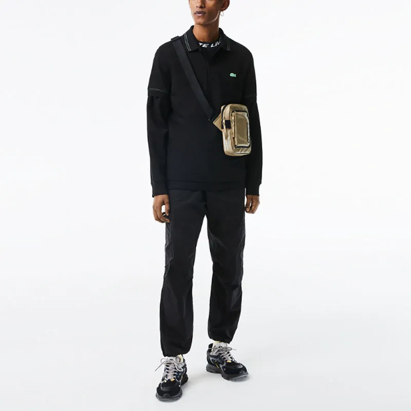 LACOSTE Polo Shirts Men Black-2