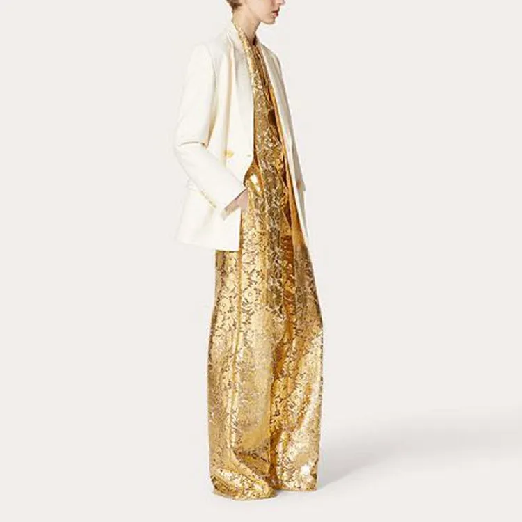 Valentino All-Over Patterned Straight Leg Trousers-1