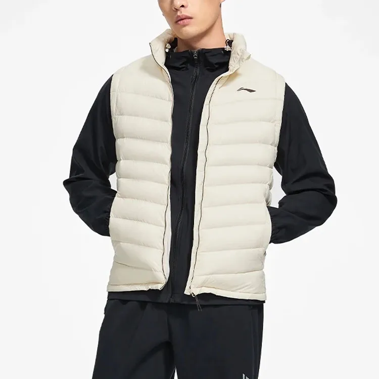 LiNing Fitness Series Vest Men's Swan White-3