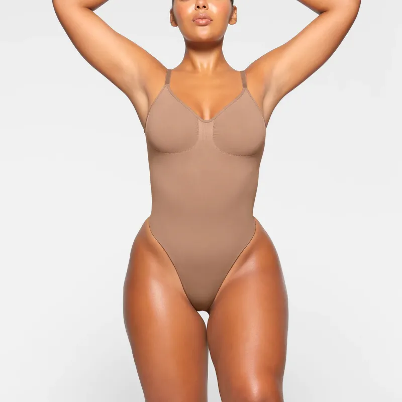 Skims Bodysuits Women's Camel-2