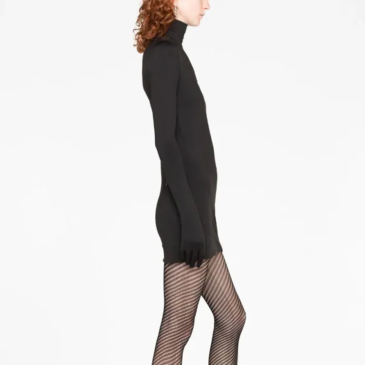 Vetements Logo Styling Dress With Gloves 'Black'-4