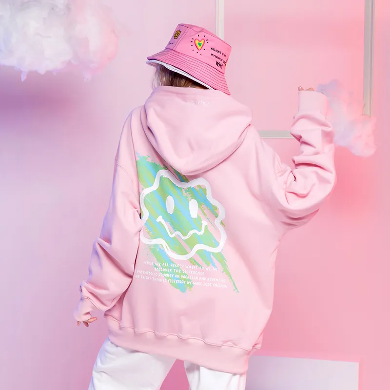 WANCHAO CP Hooded Loose Fit Regular Sweatshirt Unisex-11