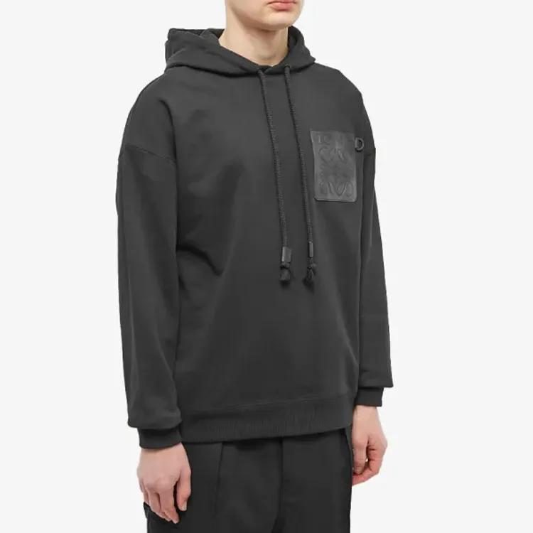 LOEWE Anagram Patch Pocket Hoodie-4