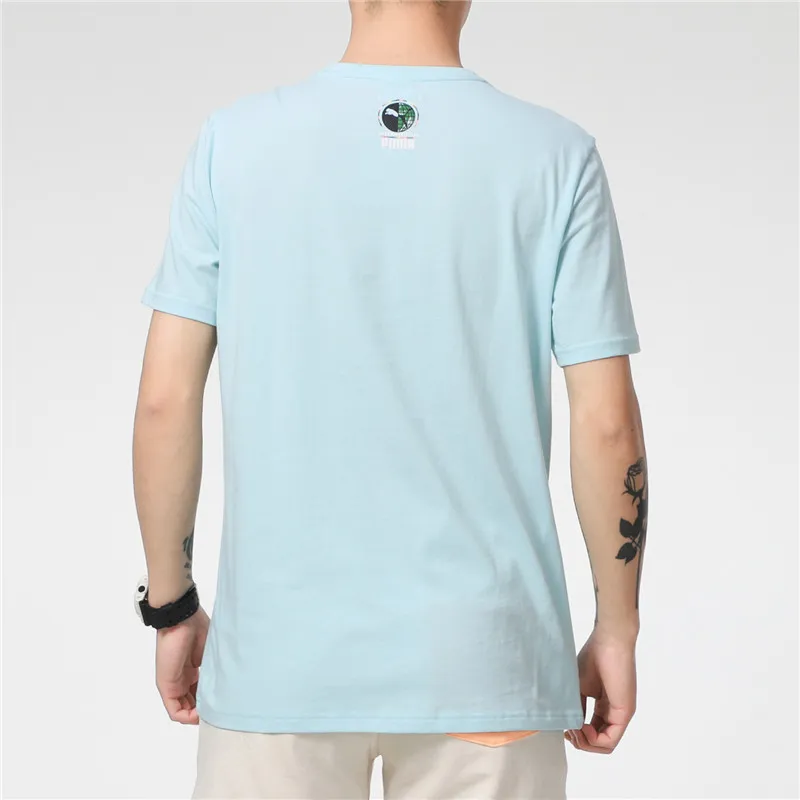 PUMA Set in Sleeve T Shirt Men's Sky Blue-2