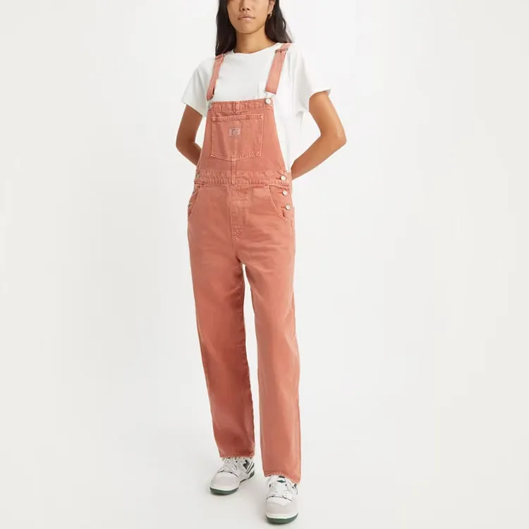 Levis Overalls Women's Pink-1