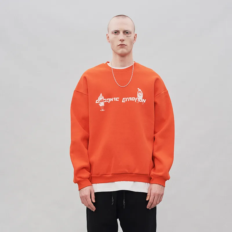 Organic Emotion Crew Neck Loose Fit Regular Sweatshirt Unisex-6