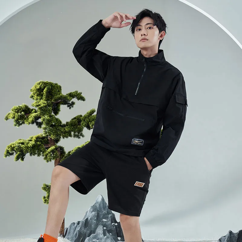 Erke Sweatshirts Men Jet Black-2