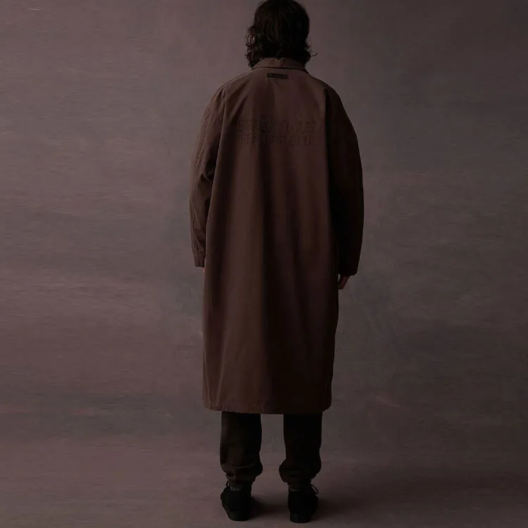 Fear Of God Essentials Twill weave Single breasted Coat-2