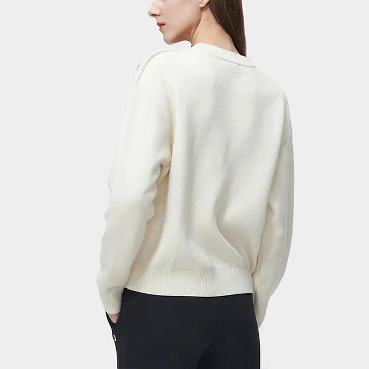FILA Sweaters Women's Cloud White-4