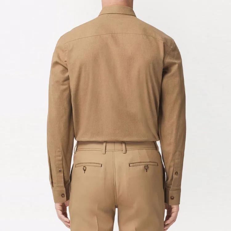 Burberry SS22 Shirt Men's Camel-3
