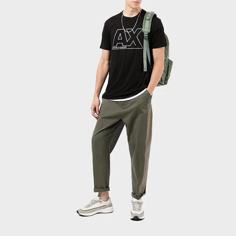 ARMANI EXCHANGE T Shirts Men Black-2