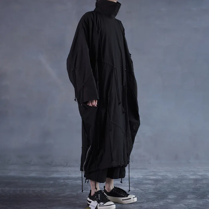 Yohji Yamamoto Trench Coats Unisex Black-4