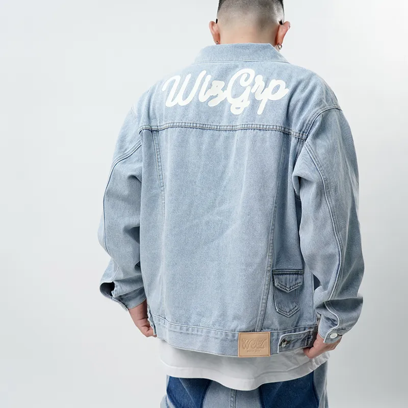 THEWIZBRAND Denim Jacket Unisex Light Blue-2