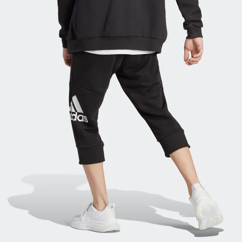 Adidas ESSENTIALS Big Logo 3/4 Pants Casual Pants Men's Black-2