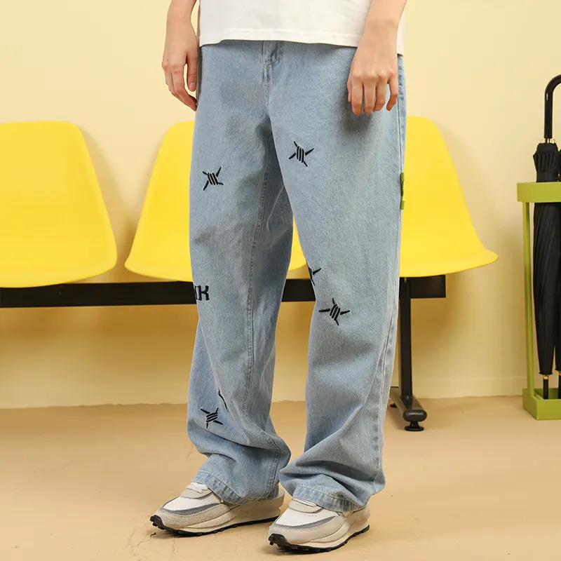 FRLMK Straight Jeans Unisex Blue-4