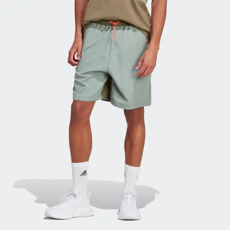 Adidas Casual Shorts Men Olive Green-1