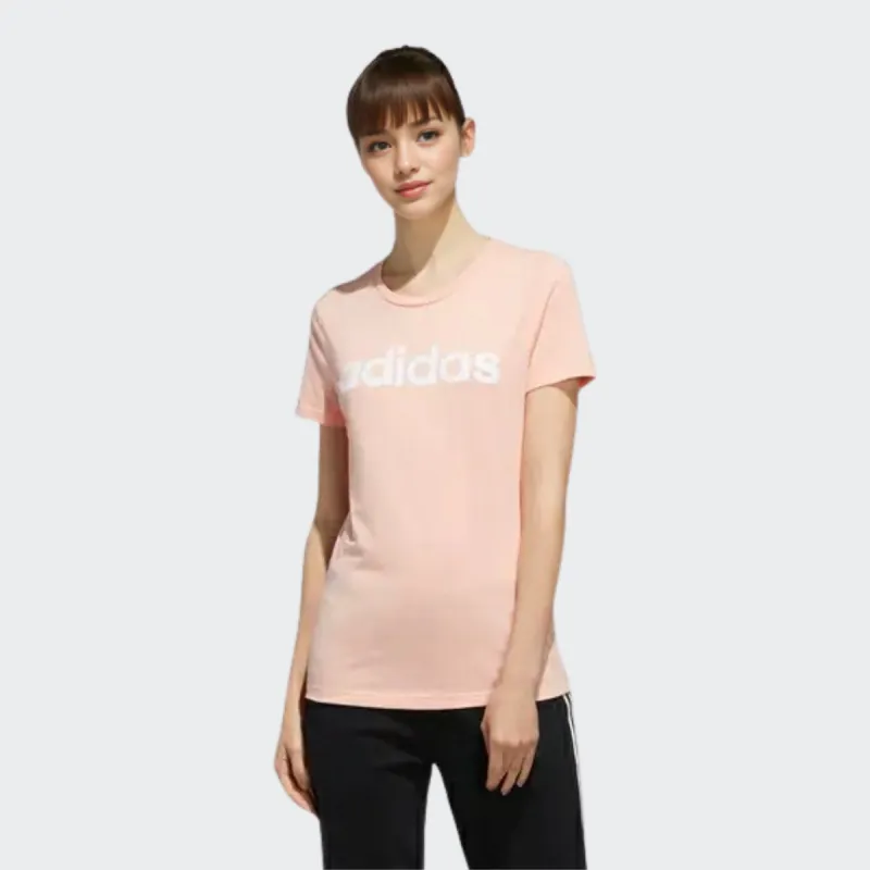 Adidas Neo T Shirt Women's Orange Red-2
