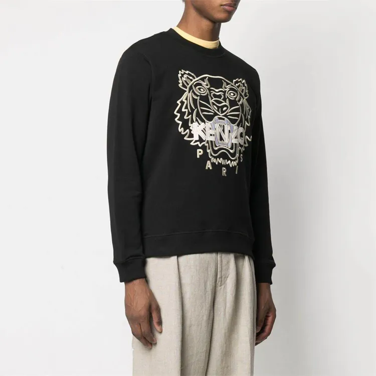 KENZO Sweatshirts Men Black-4
