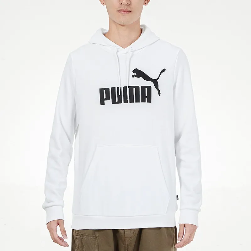 PUMA Sudadera Con Capucha Para Hombre Essentials Big Logo-3