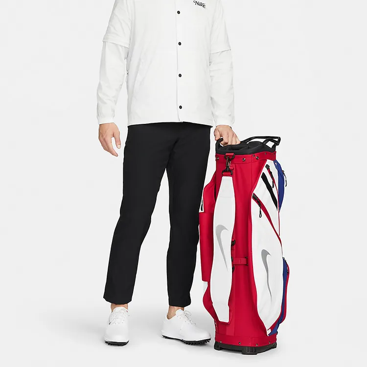 Nike Polyester Golf Bag Shoulder Bag Unisex Red White/Dark Royal Blue-5