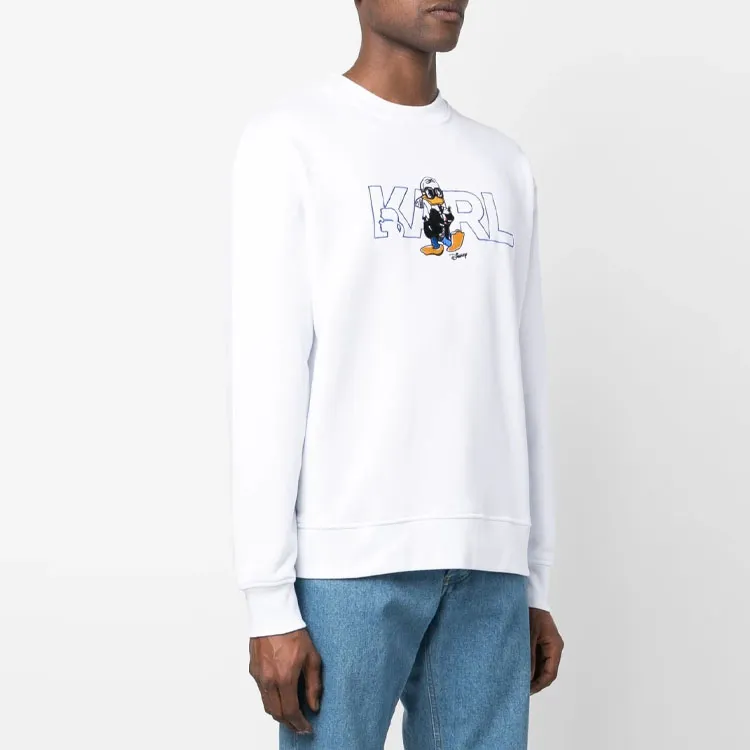 Disney X KARL LAGERFELD / Karl Lagerfeld Jeans Sweatshirts Men White-3