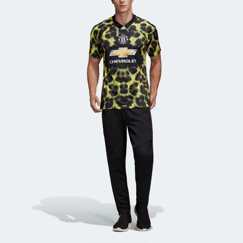 Adidas MANCHESTER UNITED THEATRE OF DREAMS Soccer Jerseys Men Lemon-2