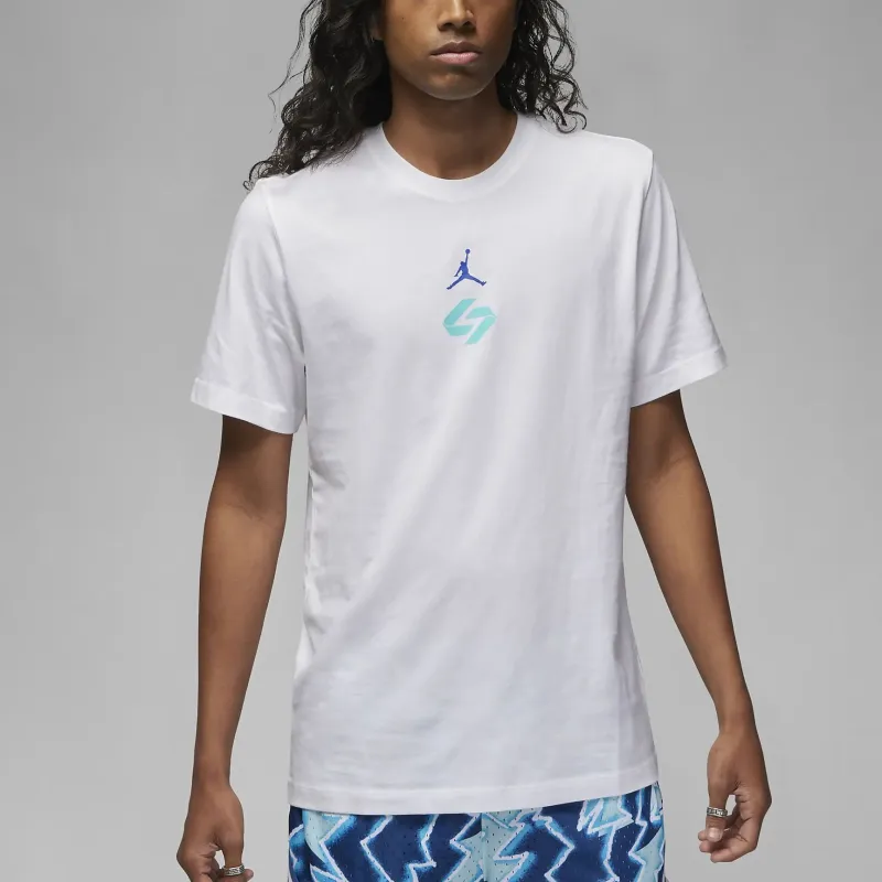 Jordan Air Jordan Luka Doni T Shirt Asia Version Men's White-2