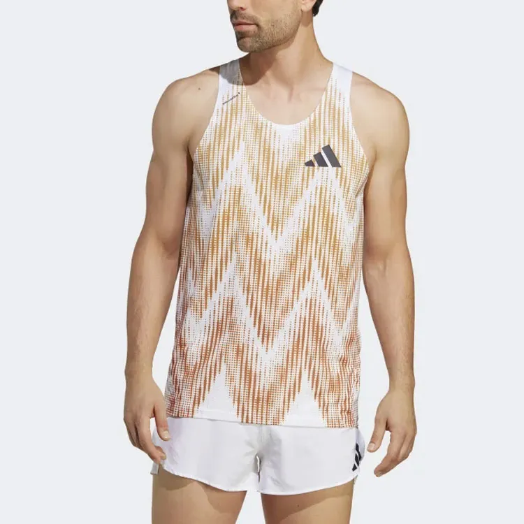 Adidas Tank Tops Men Yellow-2