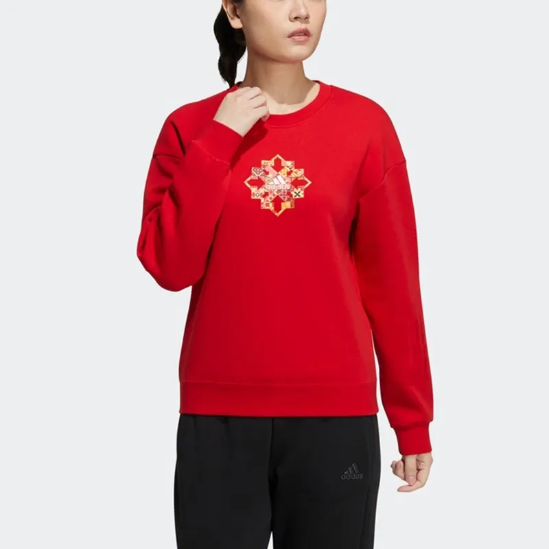 Adidas Sweatshirts Women's Scarlet-2