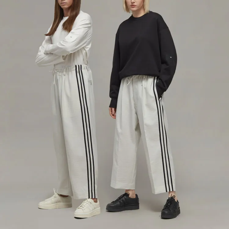 Y-3 Straight-leg Side-stripe Trousers-2