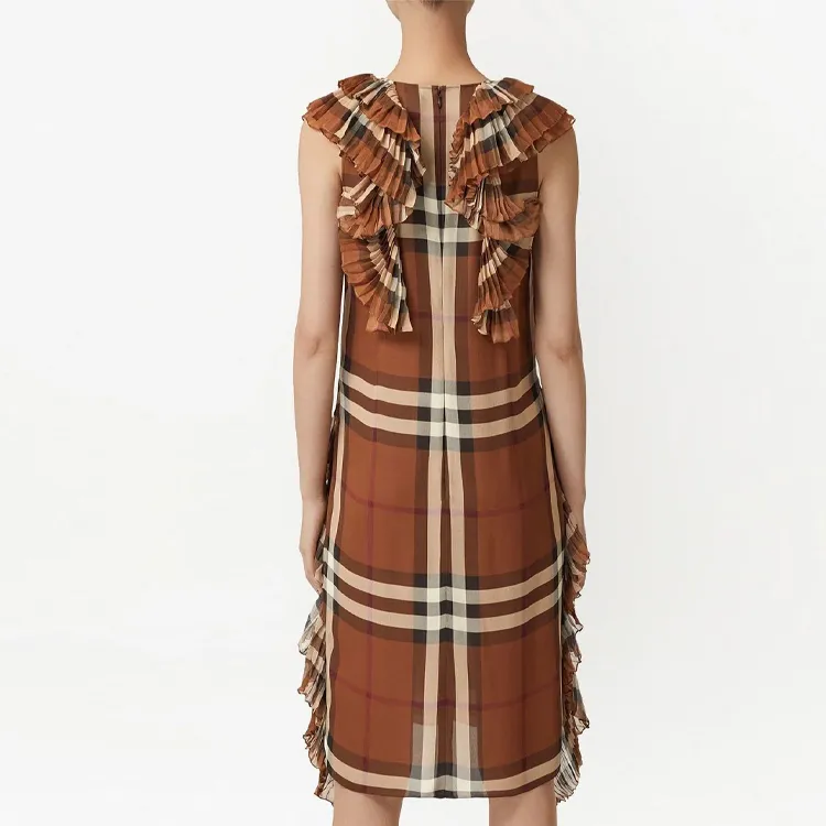 Burberry SS22 Sleeveless Dress Women's Khaki-1