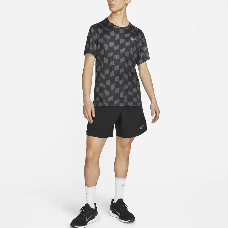 Nike T Shirts Men Black-2