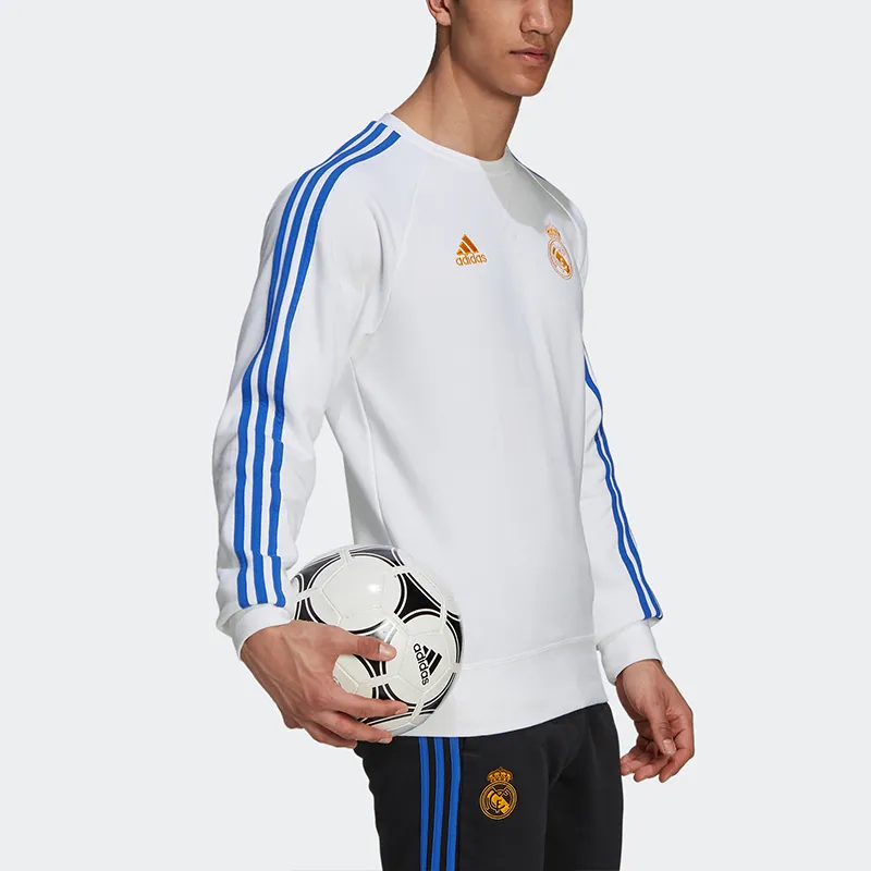 Adidas Real Madrid Sweatshirts Men White-3