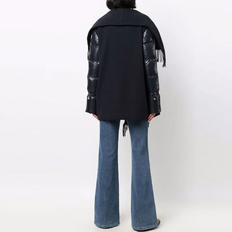 Moncler Cloaks Women's Navy-2