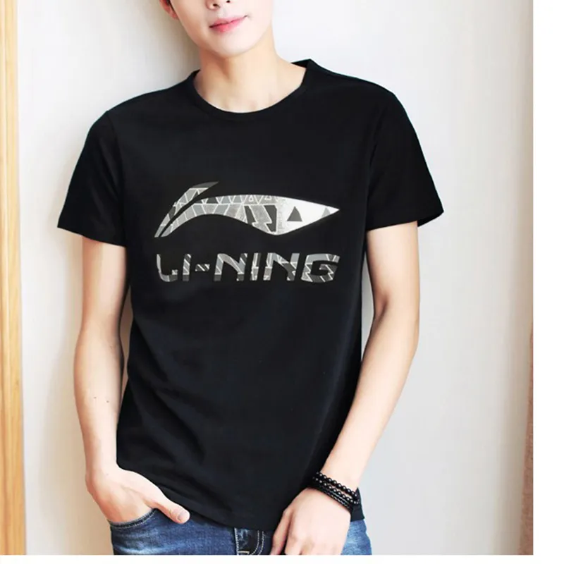 LiNing Sports Fashion Collection T Shirt Men's Black-2