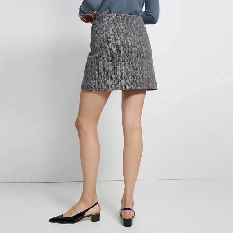 THEORY Casual Short Skirts Women's Gray-2