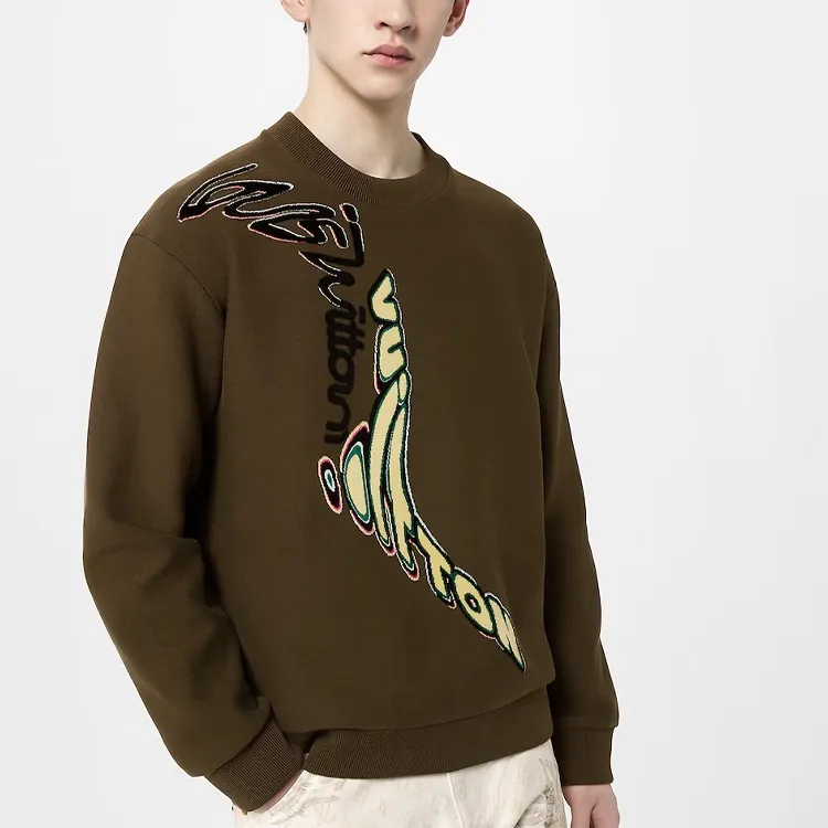 LOUIS VUITTON FW23 Sweatshirt Men's Brown-3