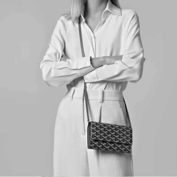 GOYARD Varenne Canvas With Leather Shoulder Bag Crossbody Bag Regular Women's Dark Blue-5