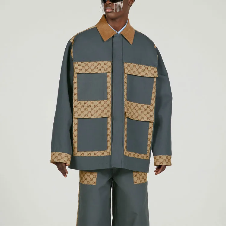 GUCCI Monorammed Corduroy Overshirt-3
