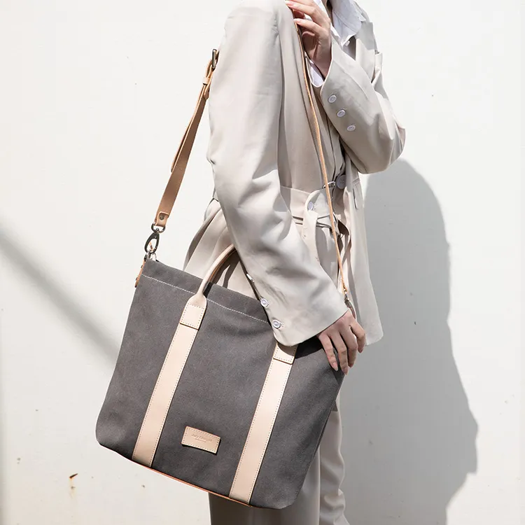 Julychagall Handbags Washed Gray-3
